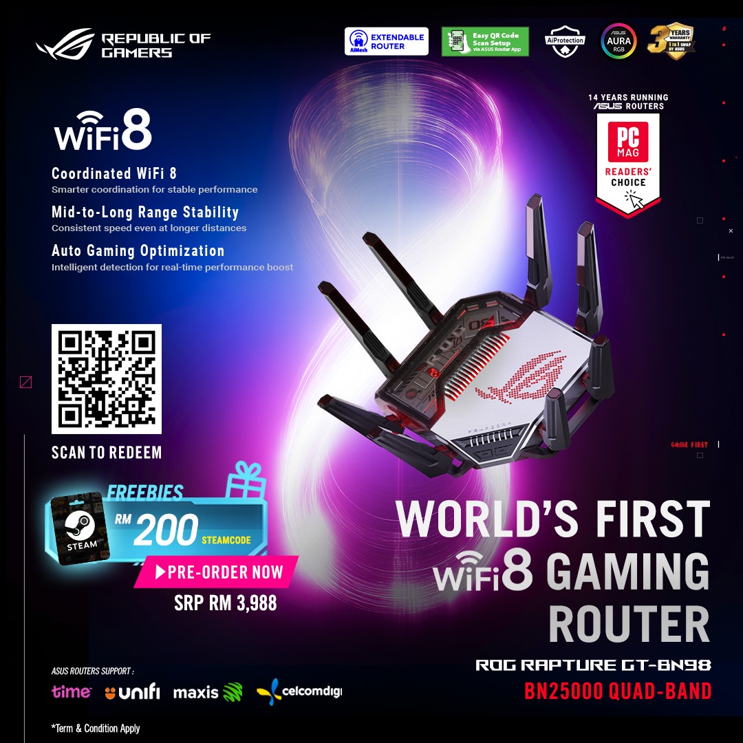 ASUS Announces ROG Rapture GT-BN98 & ZenWiFi BN12 Coming To Malaysia This October - 15 ASUS Announces ROG Rapture GT-BN98 & ZenWiFi BN12 Coming To Malaysia This October - 14