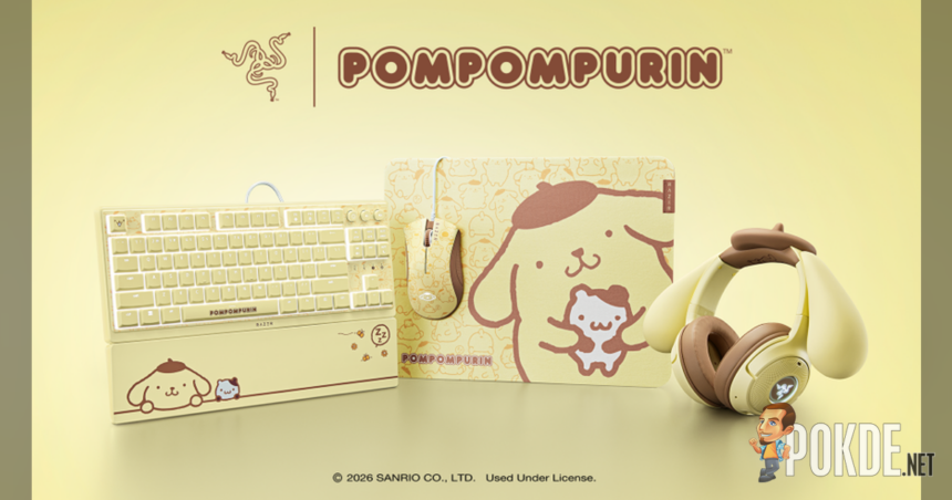 Razer Expands Sanrio Collection with Pompompurin Headset and Kuromi Earbuds