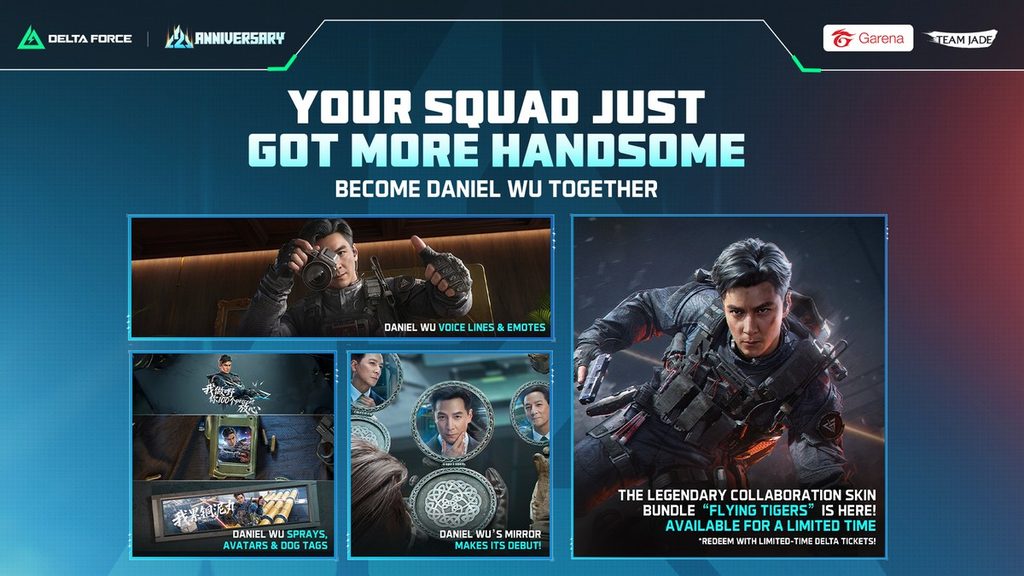 Daniel Wu Joins Delta Force As Ambassador For 2nd Anniversary With New Rewards