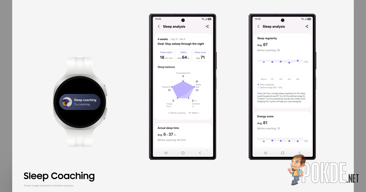 Samsung Health Sleep Coaching Now Starts with Just Three Days of Data
