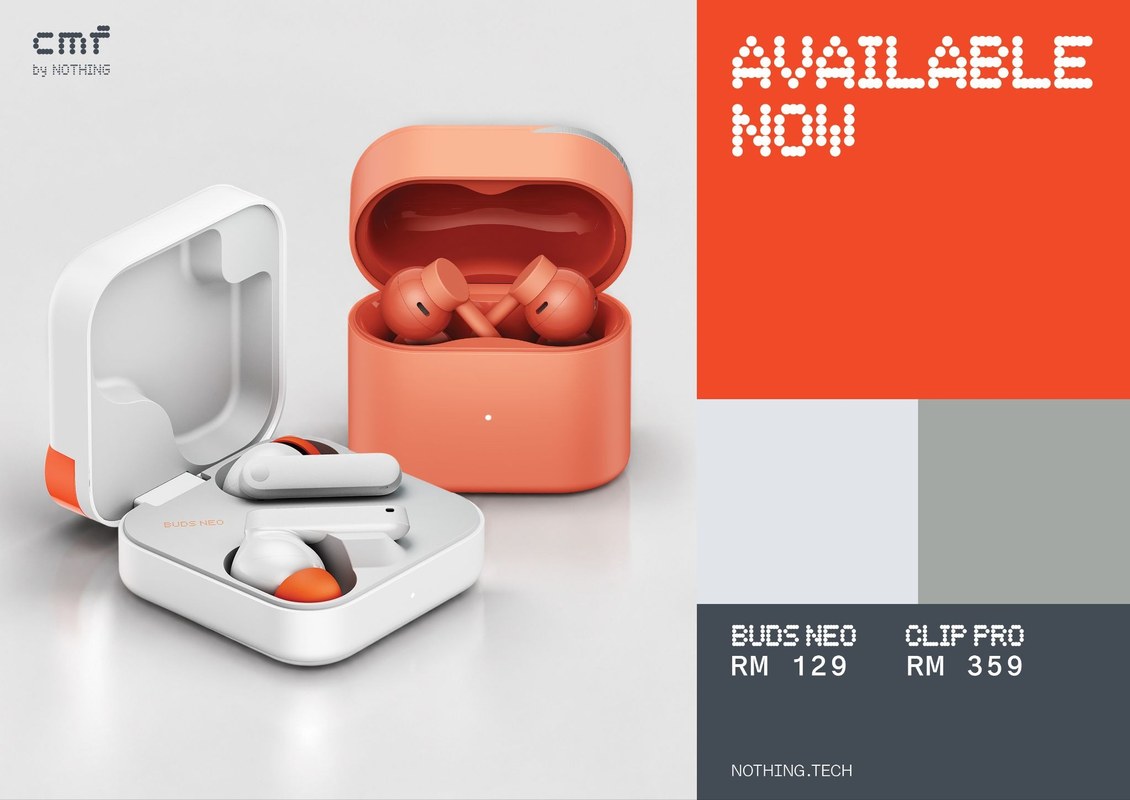 CMF Clip Pro And CMF Buds Neo Will Be Available In Malaysia Starting 19 October - 20 CMF Clip Pro And CMF Buds Neo Will Be Available In Malaysia Starting 19 October