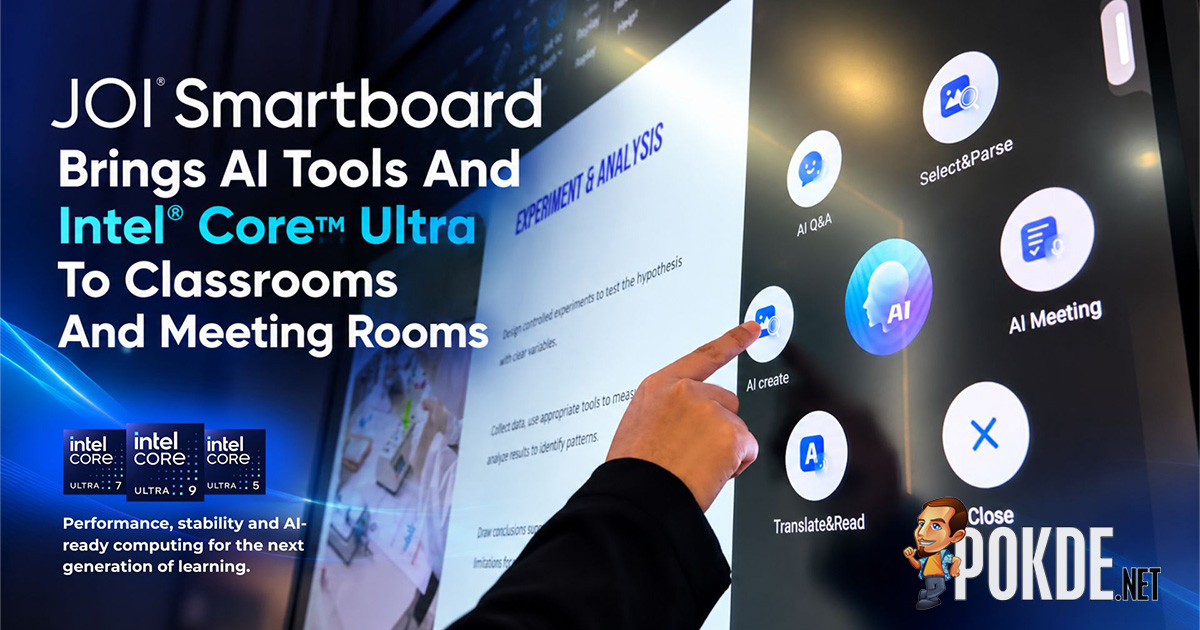 JOI® Smartboard Brings AI Tools And Intel® Core™ Ultra To Classrooms And Meeting Rooms - 54