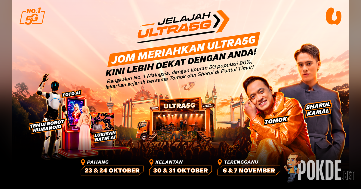 U Mobile Jelajah ULTRA5G Roadshow Heads To East Coast Following 90% 5G Coverage Milestone