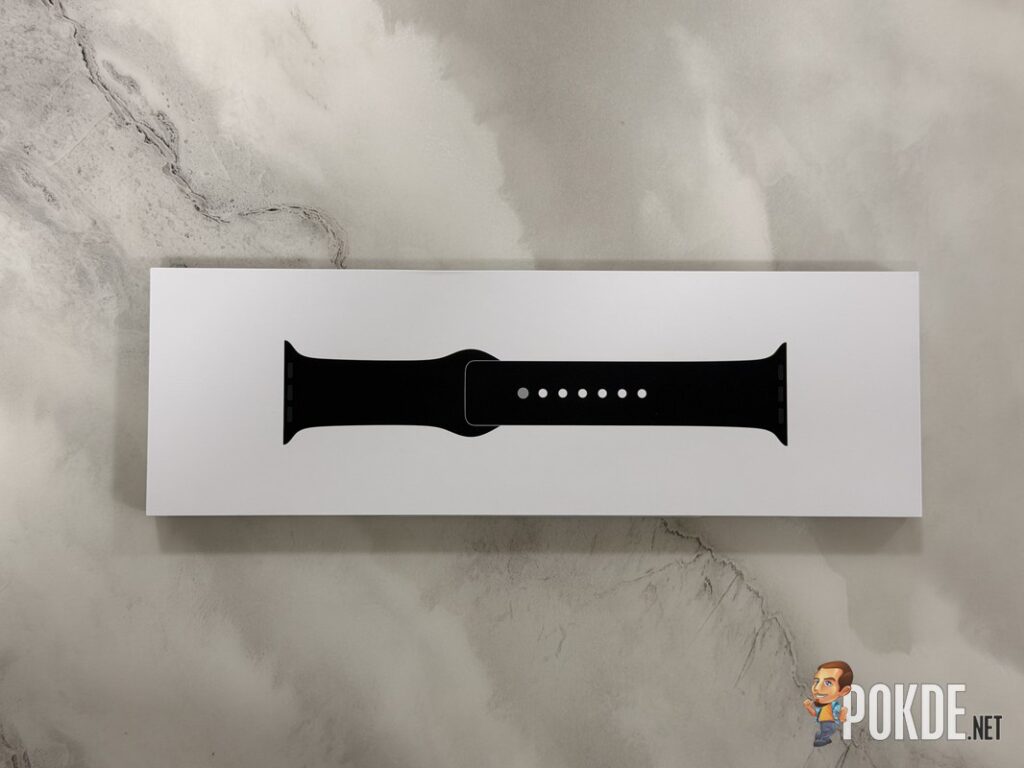 Apple Watch Series 12 Review - Health First, Finally Fun - 18 Apple Watch Series 12 box top with Sport Band graphic