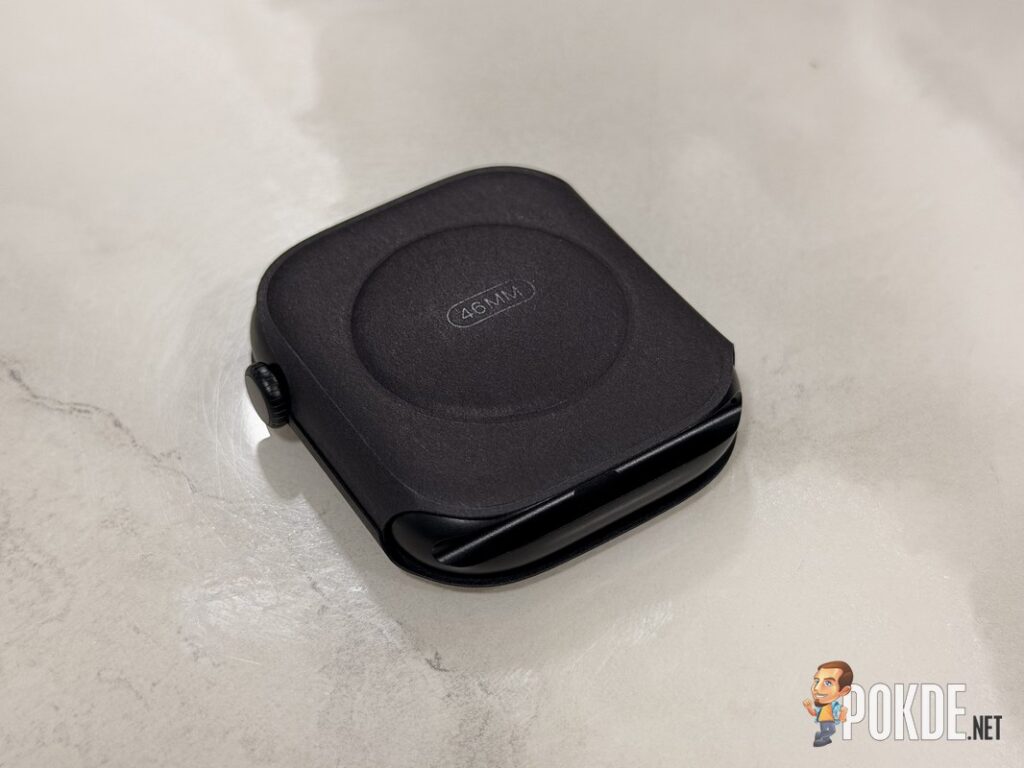 Apple Watch Series 12 Review - Health First, Finally Fun - 24 Apple Watch Series 12 46mm in its protective sleeve